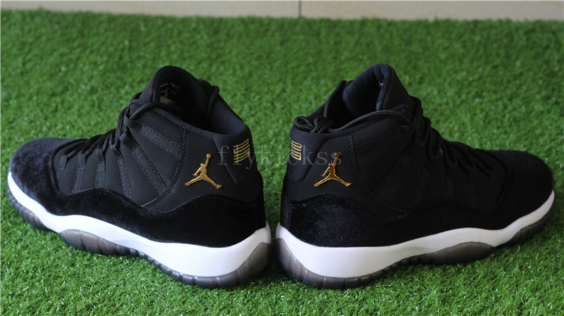 Authentic Air Jordan 11 Velvet Black